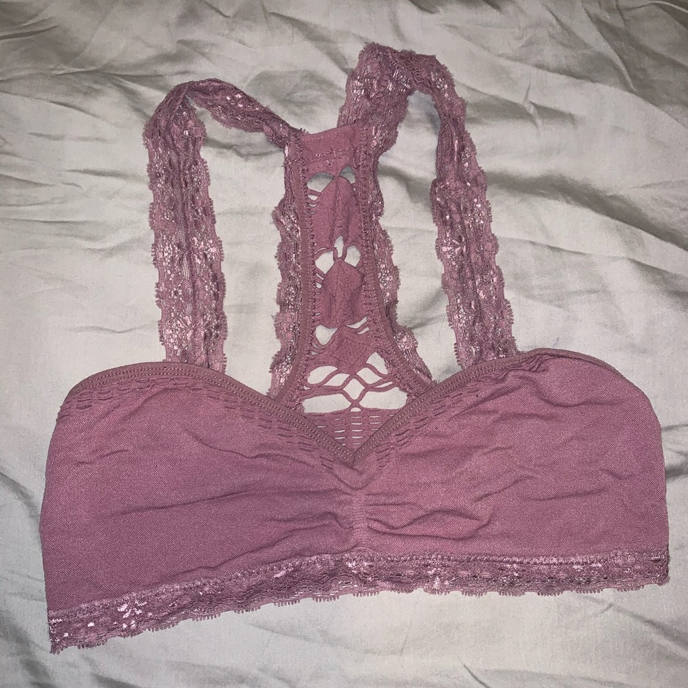 light purple seamless bralette